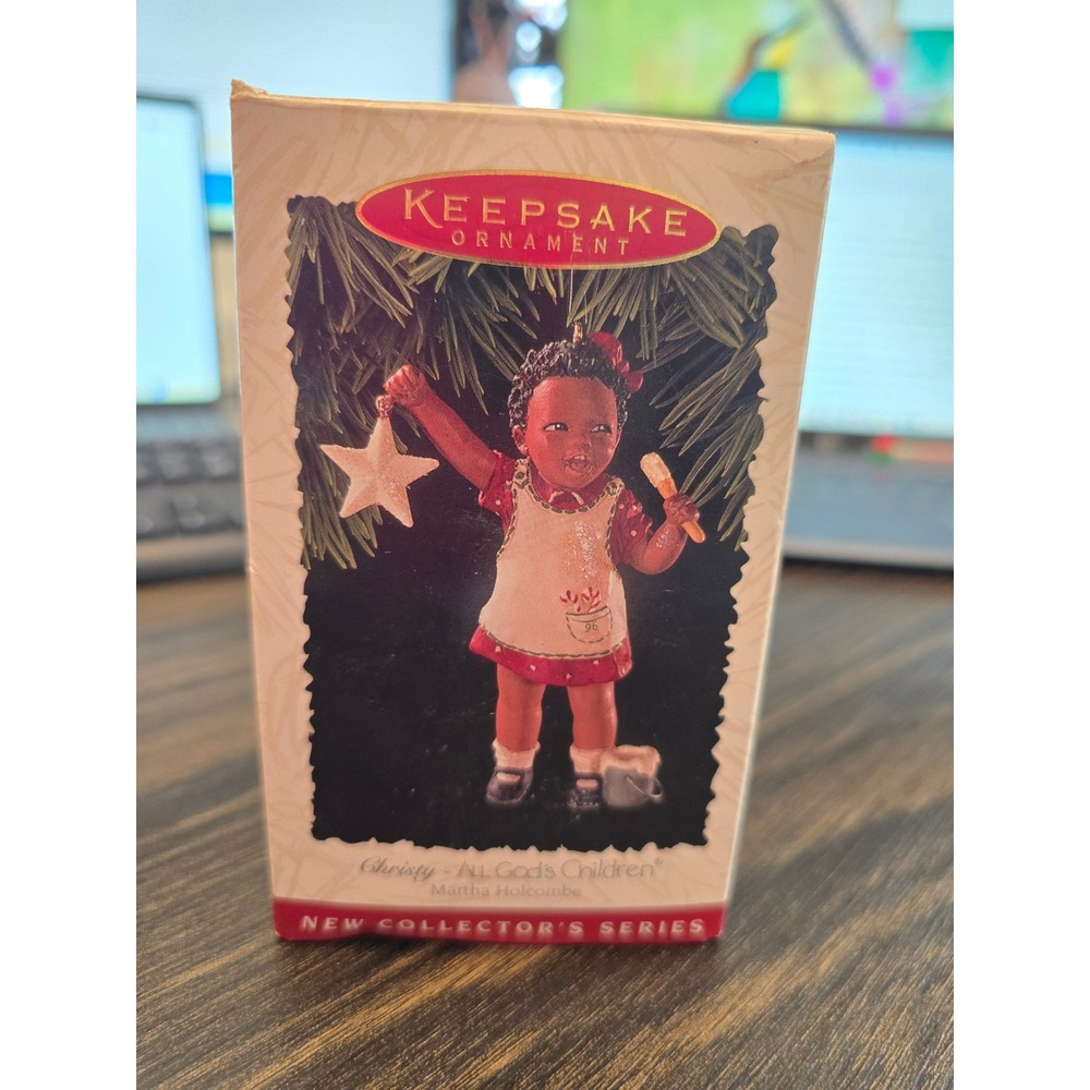 Hallmark Keepsake Ornament 1996 Christy All Gods Children Martha Holcombe QX6241